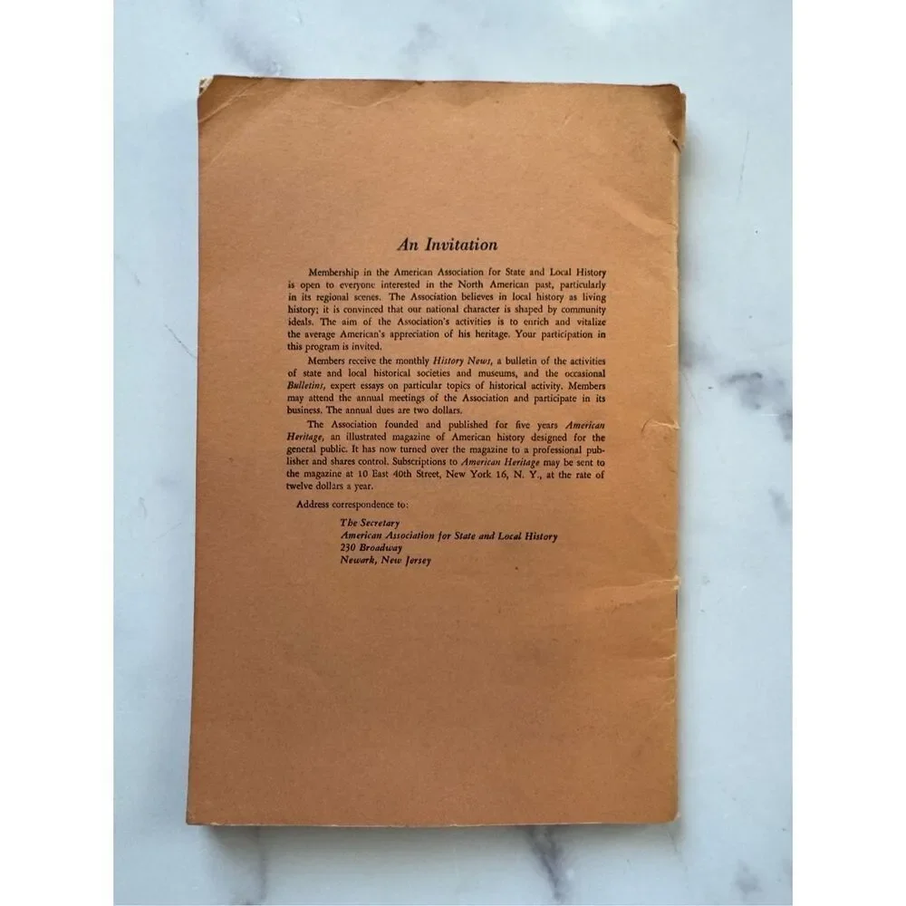 Directory of agencies and Historical Societies United States Canada 1956 vintage